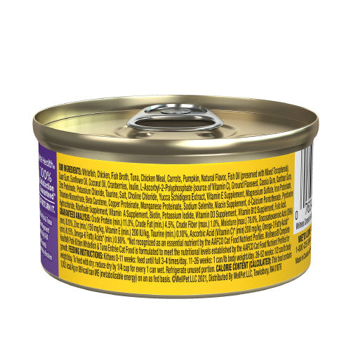 Wellness Complete Health Kitten Whitefish and Tuna Pate Wet Cat Food
