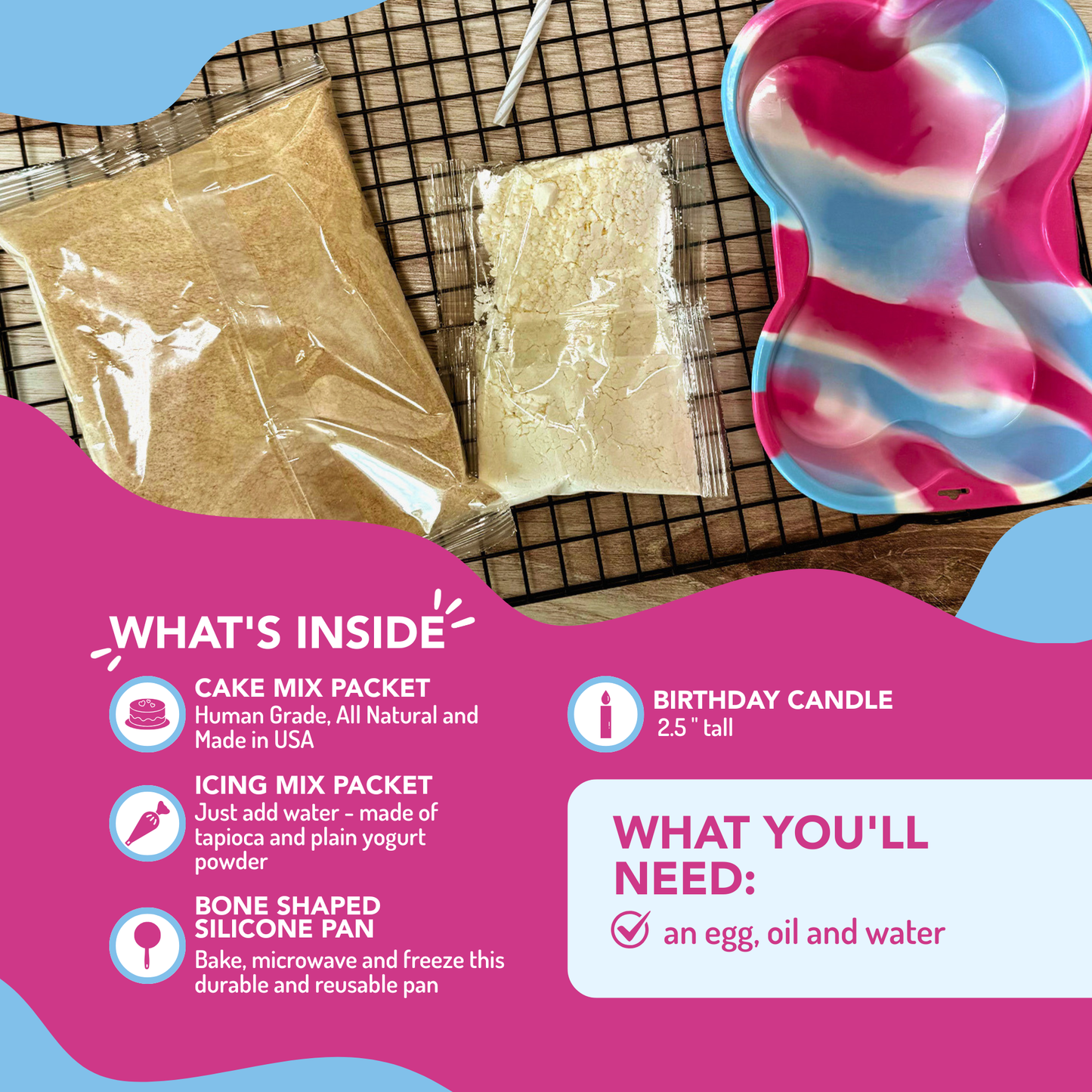 🎂🐾Dog Birthday Cake Kit