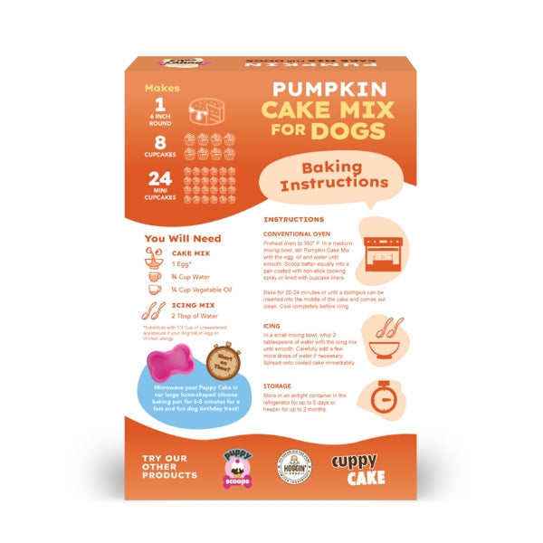 Puppy Cake Mix - Pumpkin (wheat-free)