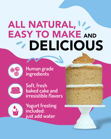 🎂🐾 Dog Birthday Cake Mix with Icing