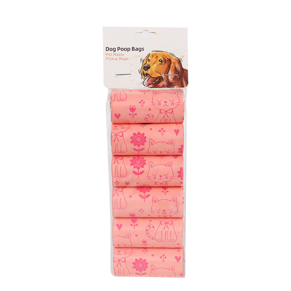 Biodegradable pet garbage bag dog fecal collection bag lemon fragrance fecal collection bag