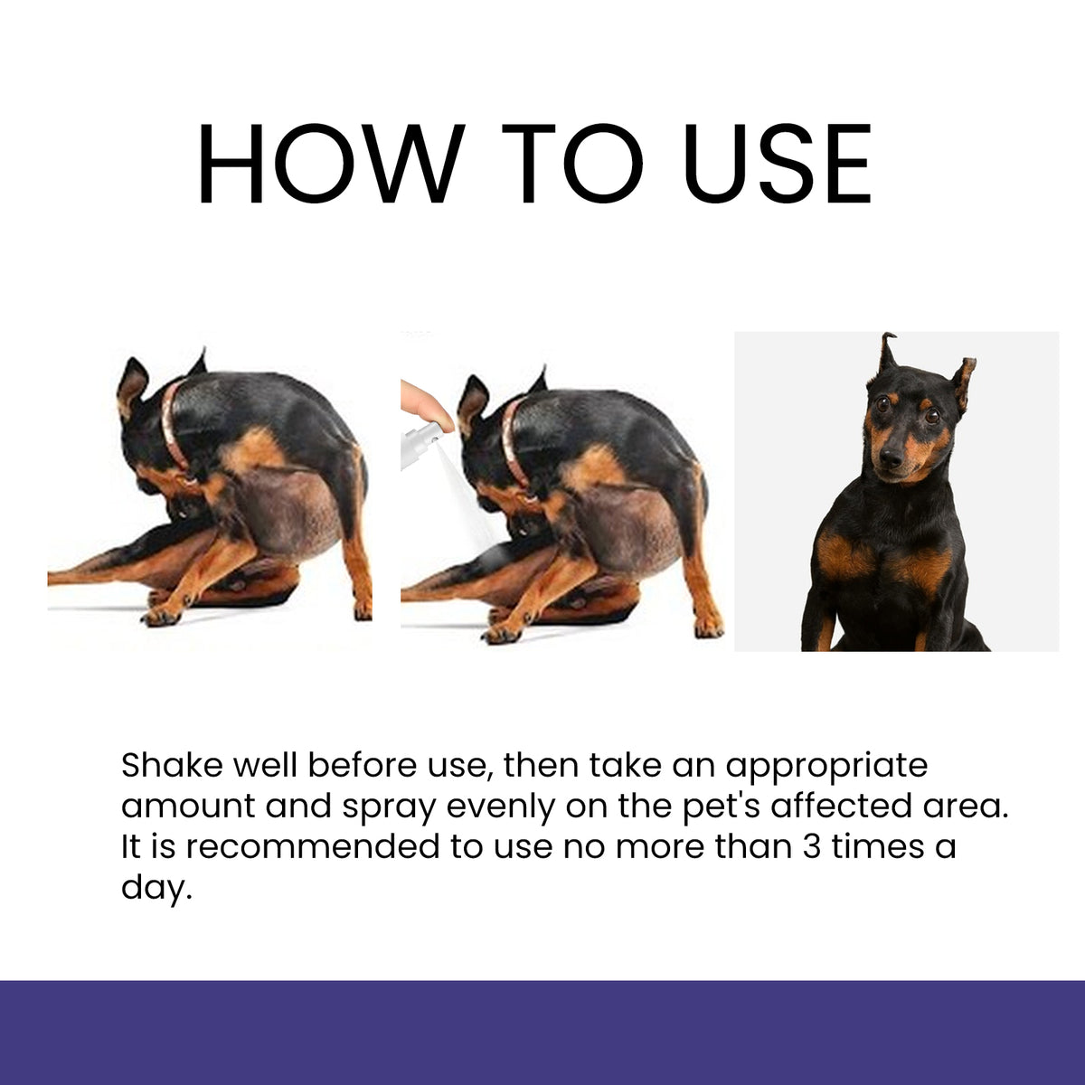 Yegbong Pet Anti-Itch Spray, Pet Universal Cleaning And Soothing Skin Fur For Anti-Mite Anti-Bug Anti-Itch Spray