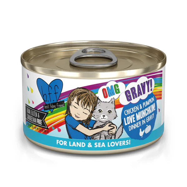 BFF OMG Adult Love Munchkin Chicken and Pumpkin Wet Cat Food (5.5lb)