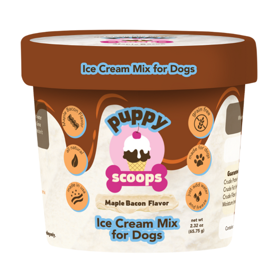 Puppy Scoops Ice Cream Mix - Maple Bacon, Cup Size, 2.32 oz