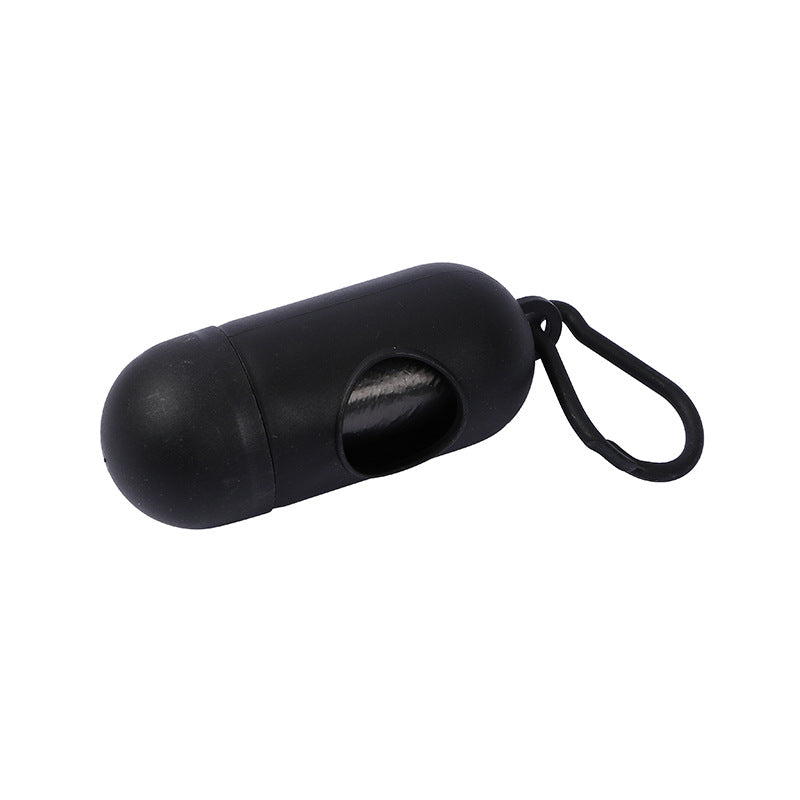 Pet Waste Bag Capsule Dog Waste Box Pill Portable Thickened Poop Bag