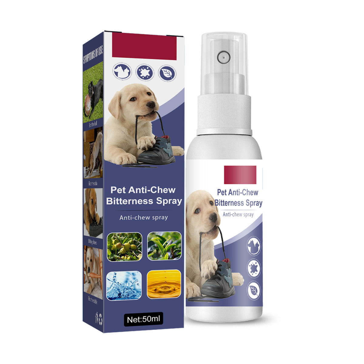 Yegbong Pet Bitter Anti-Biting Spray, Prevent Dogs Chewing Table And Chair Legs, Scratching Sofa Spray