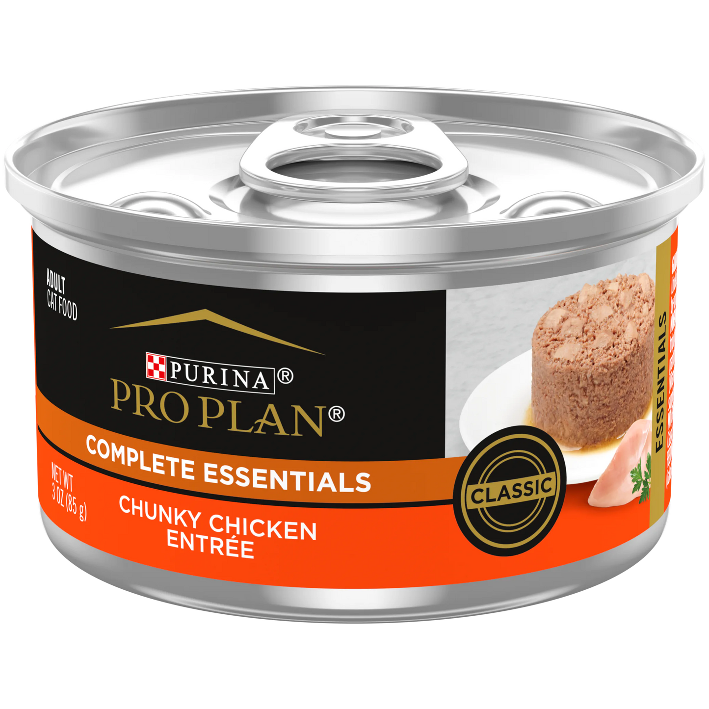 Pro Plan Complete Essentials Chunky Chicken Entrée Classic Wet Cat Food (3oz)