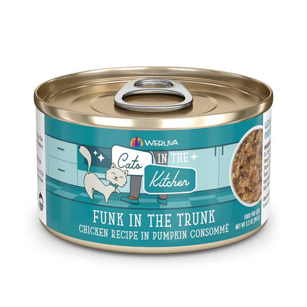 Cats in the Kitchen Funk in the Trunk Chicken Recipe in Pumpkin Consommé