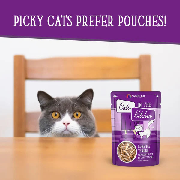 Cats in the Kitchen Love Me Tender Chicken & Duck in Gravy (3oz)