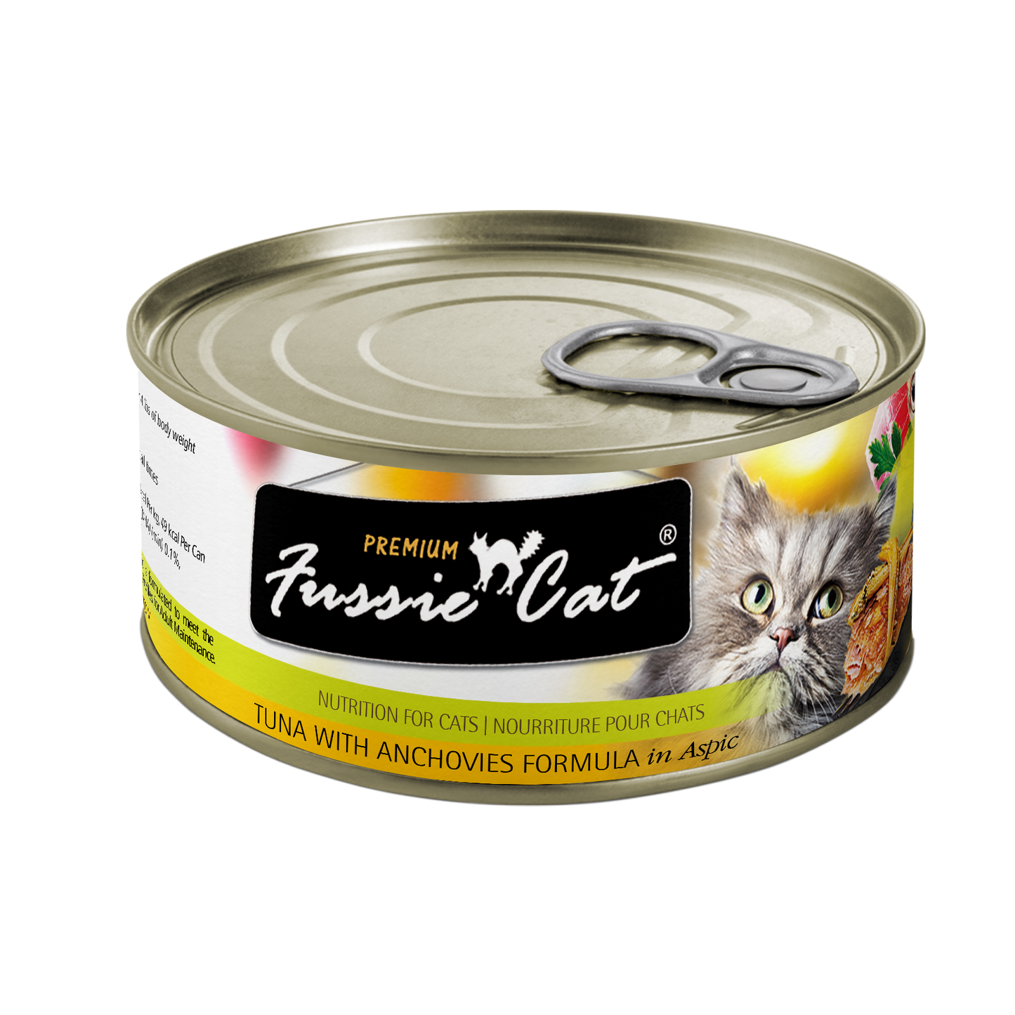 Fussie Cat Premium- Tuna With Anchovies Formula In Aspic  (2.82oz)
