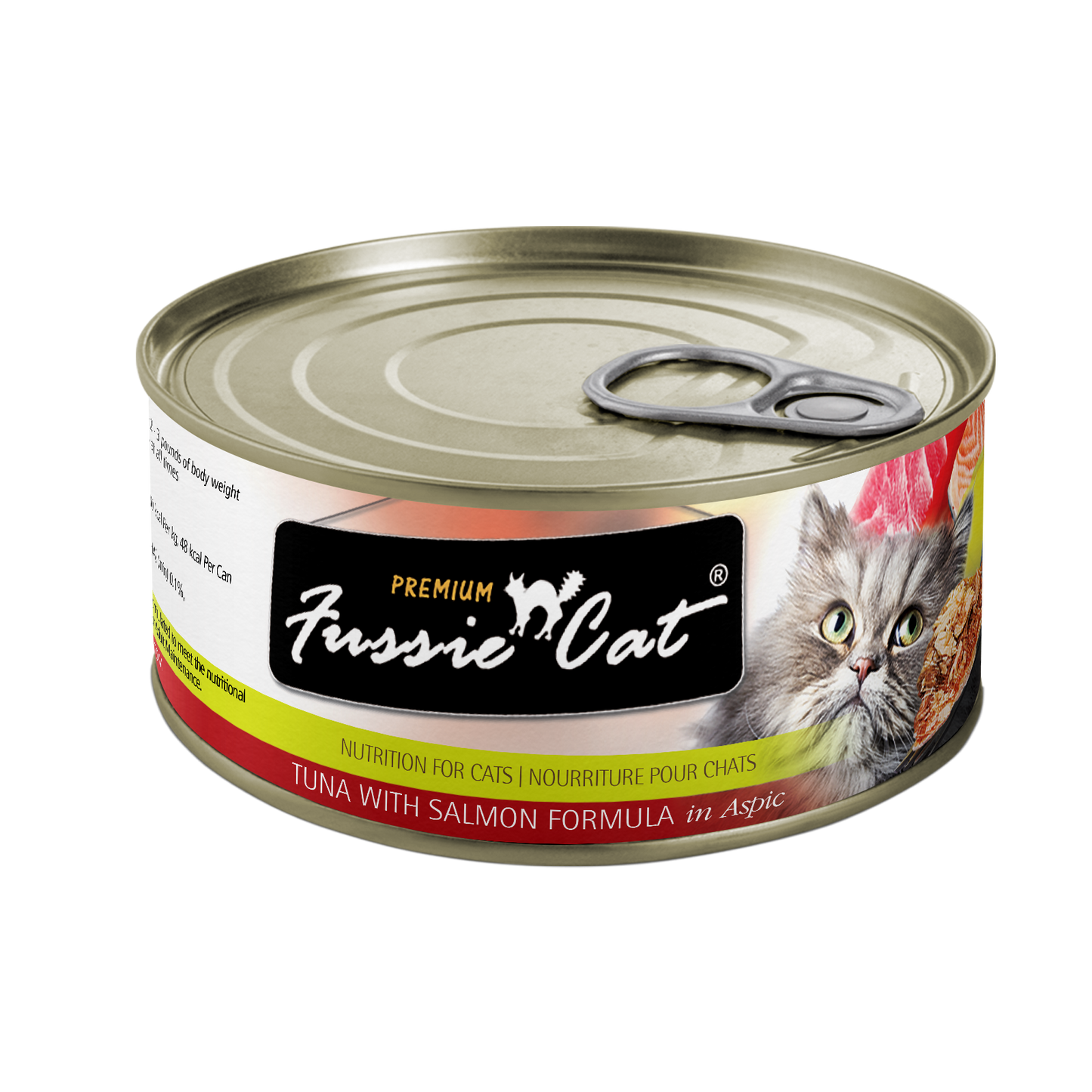 Fussie Cat Premium- Tuna With Salmon Formula In Aspic (2.82oz)