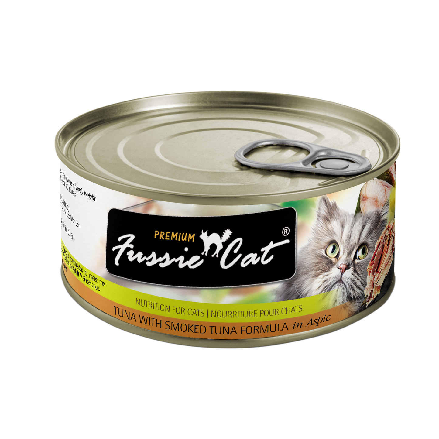 Fussie Cat Premium- Tuna With Smoked Tuna Formula In Aspic (2.82oz)