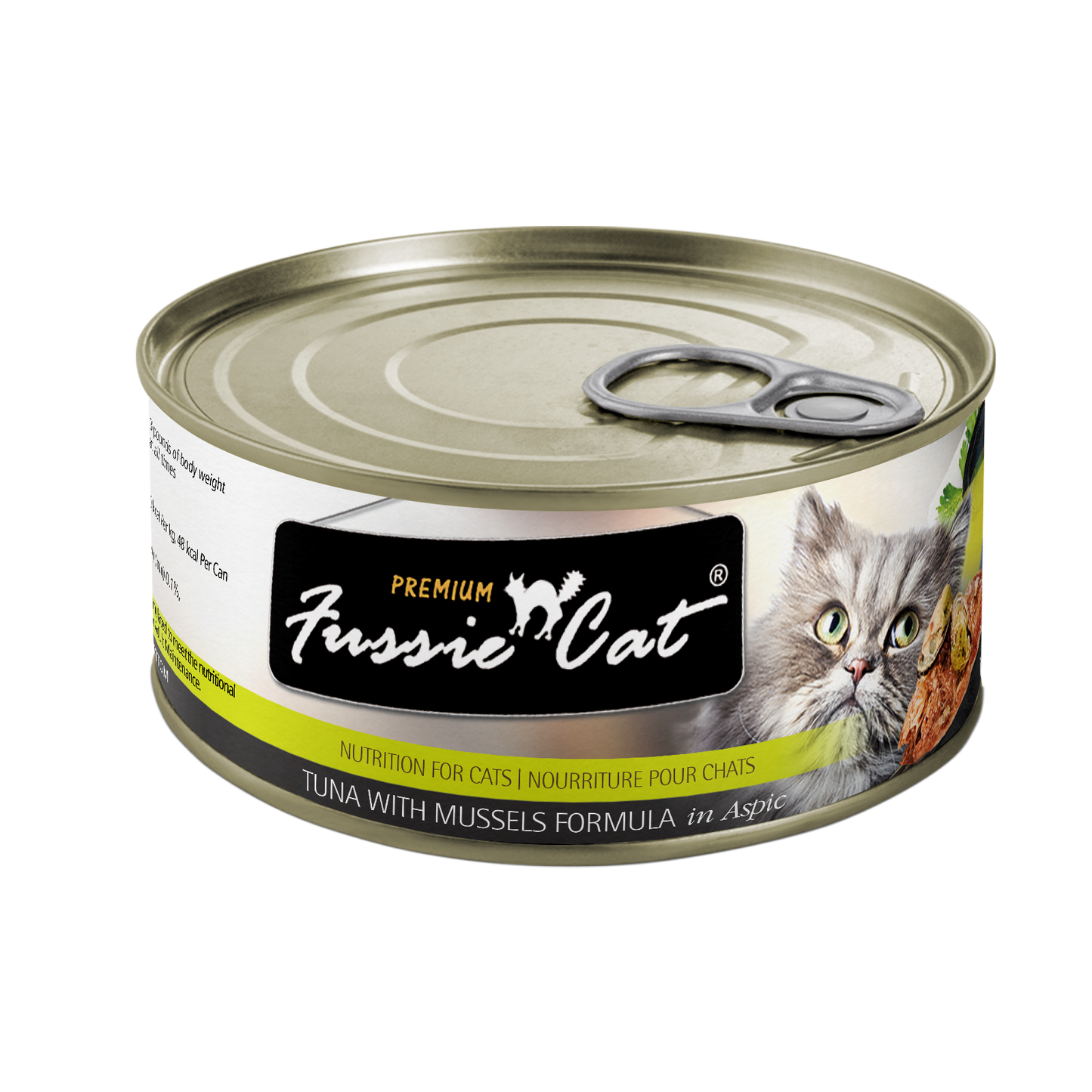 Fussie Cat Premium- Tuna With Mussels Formula In Aspic (2.82oz)