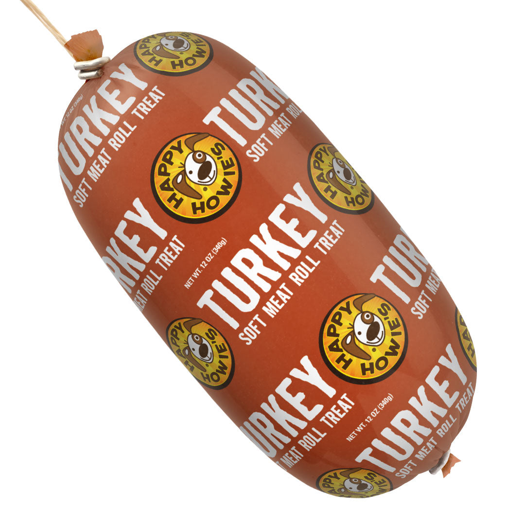 Happy Howie's Turkey Meat Roll Dog Treat (12oz)