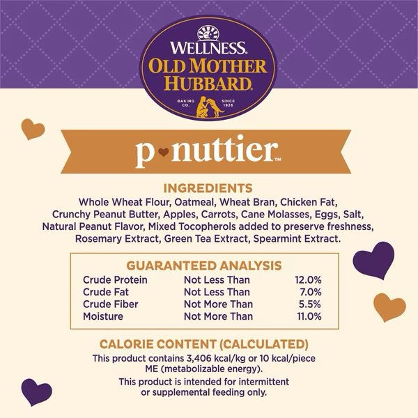 Old Mother Hubbard P-Nuttier Mini Crunchy Dog Treats (20oz)