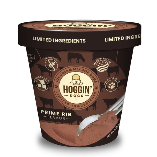 Hoggin' Dogs Ice Cream Mix - Prime Rib, Pint Size, 4.65 oz