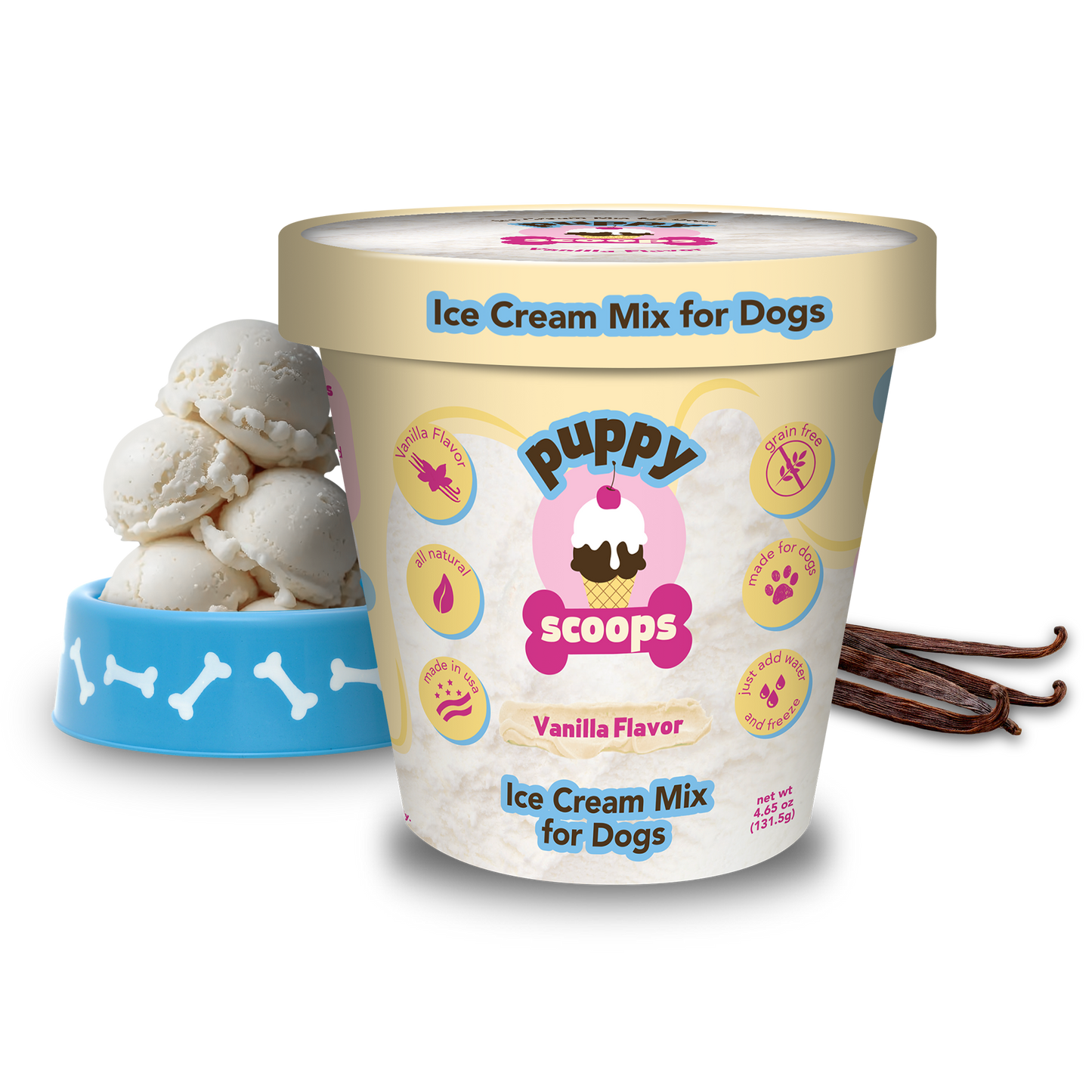 🍦🐾 Puppy Scoops Ice Cream Mix for Dogs