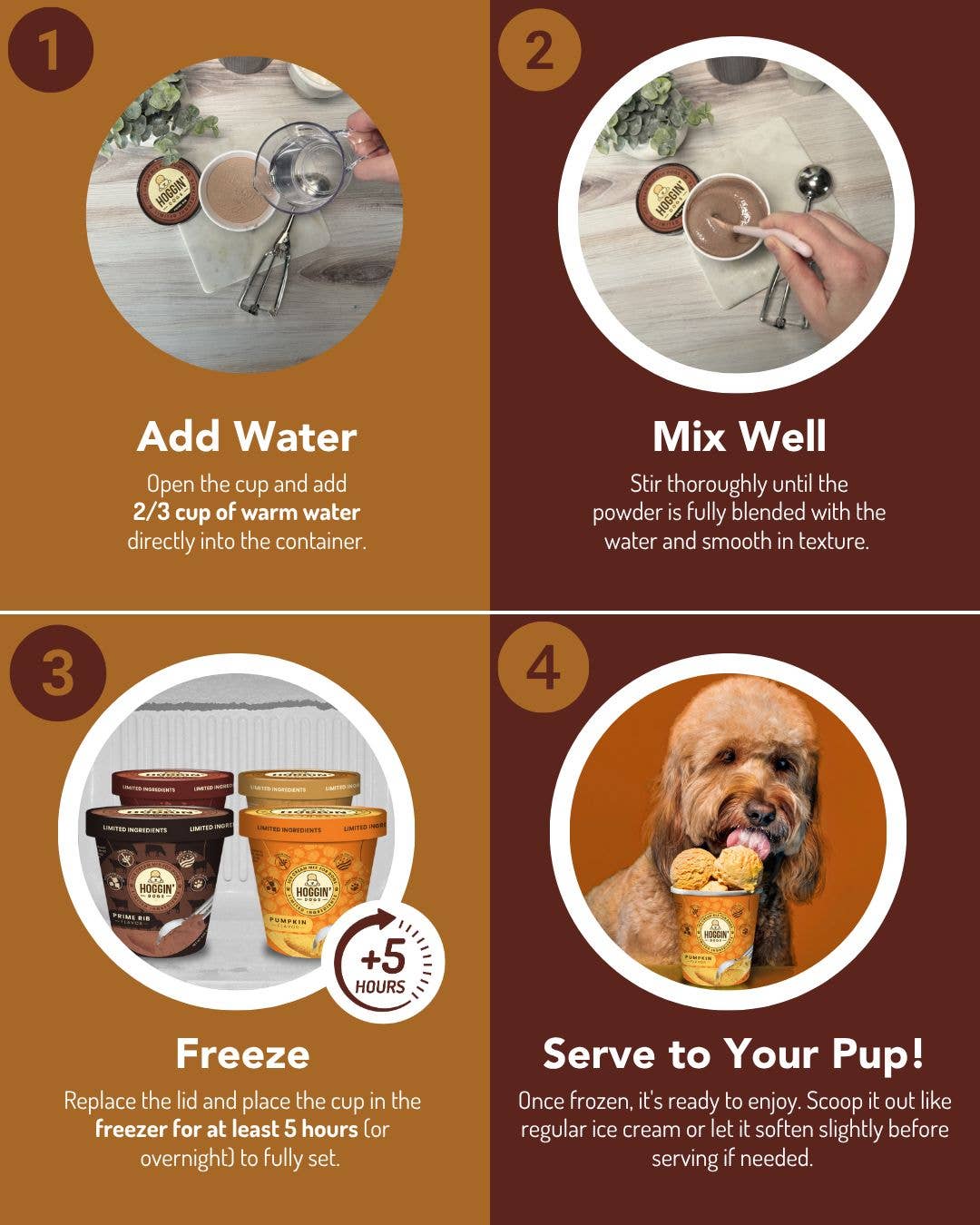 🍦🐾 Hoggin' Dogs No Sugar Added Ice Cream Mix for Dogs