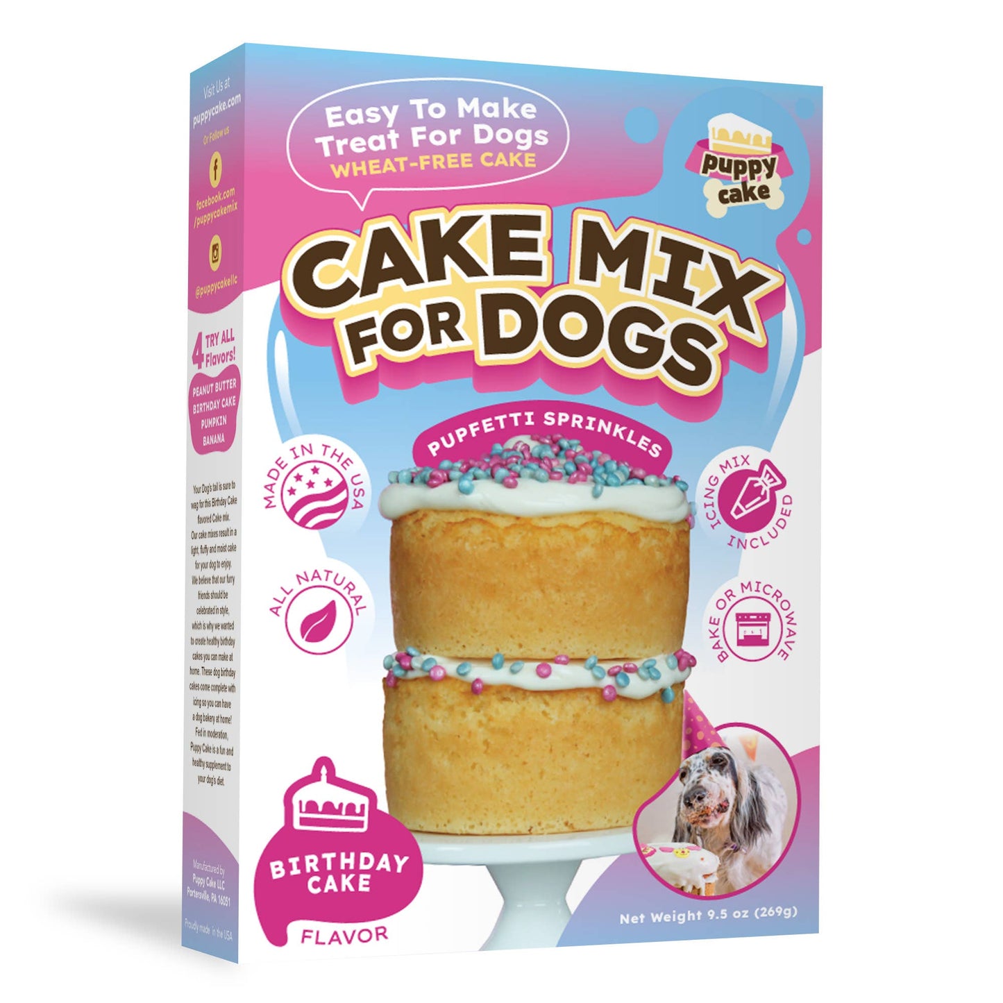 🎂🐾 Dog Birthday Cake Mix with Icing