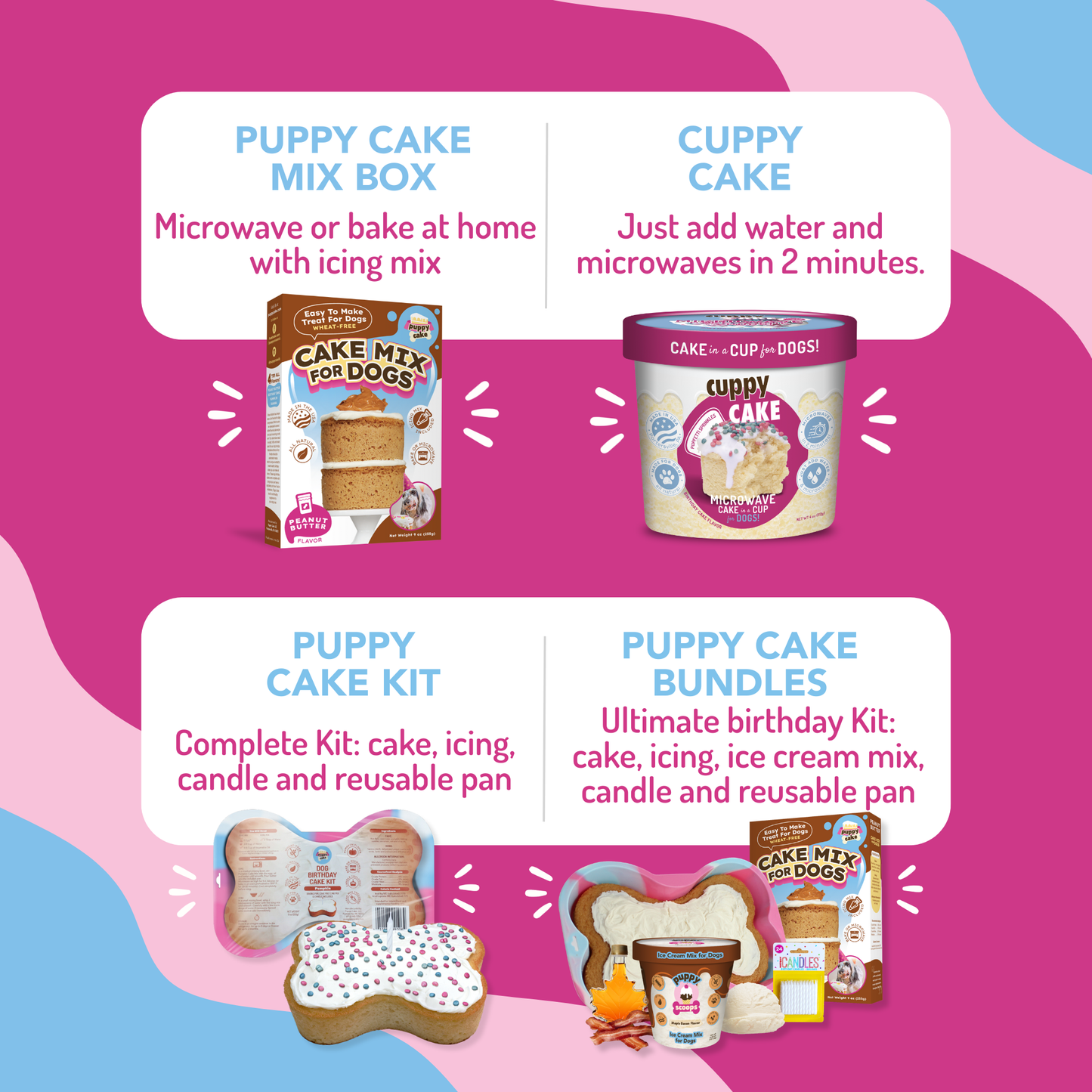 🎂🐾 Dog Birthday Cake Mix with Icing