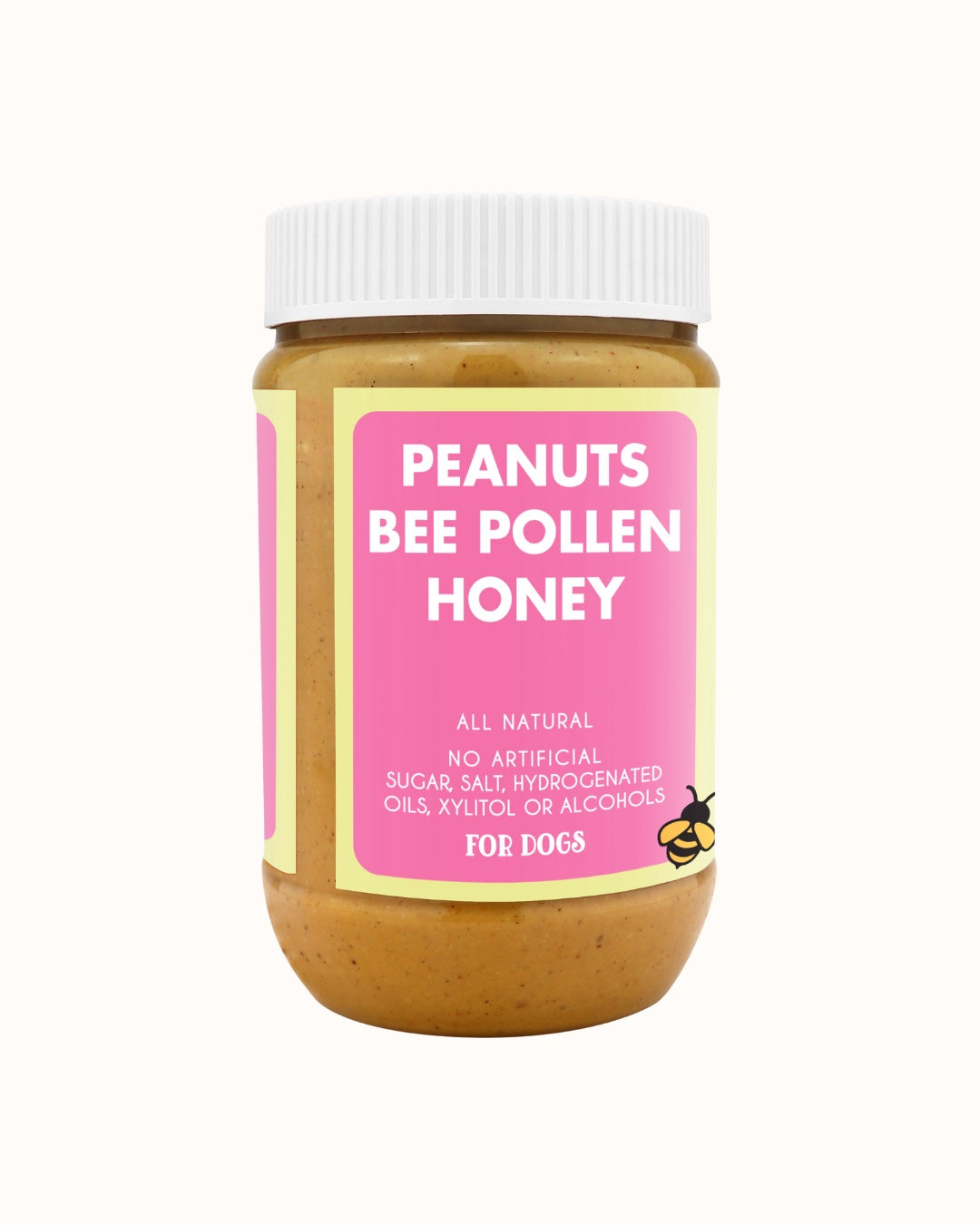 BEEHIVE BUZZ BUDDY BUDDER - 100% natural Dog Peanut Butter, Made in USA 17oz jar