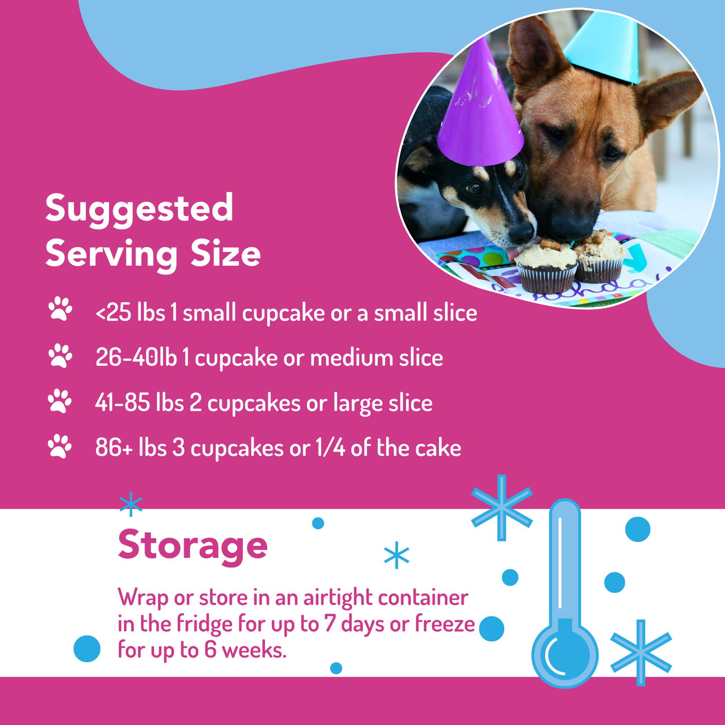 🎂🐾 Dog Birthday Cake Mix with Icing