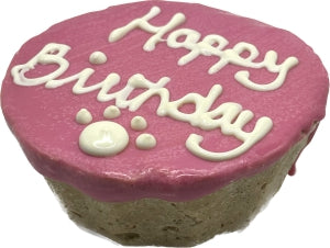 Preppy Puppy Happy Birthday Cake (4")