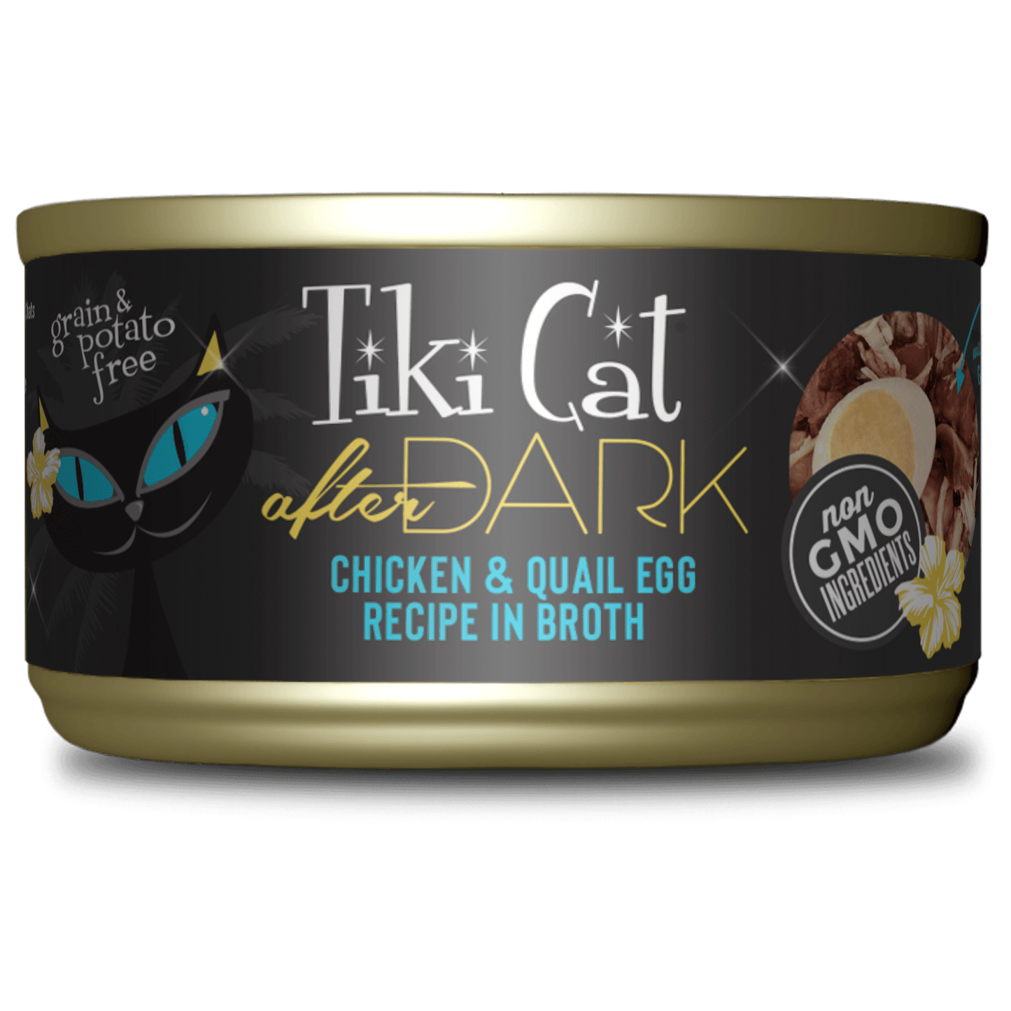Tikicat Adult After Dark Chicken and Quail in Broth (2.8oz)