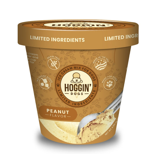 Hoggin' Dogs Ice Cream Mix - Peanut, Pint Size, 4.65 oz