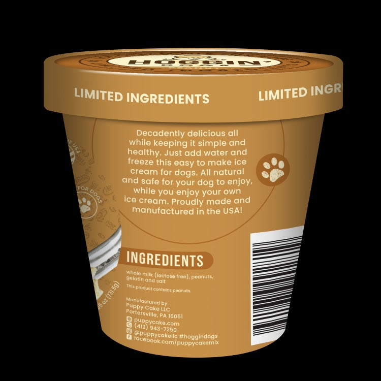 Hoggin' Dogs Ice Cream Mix - Peanut, Pint Size, 4.65 oz