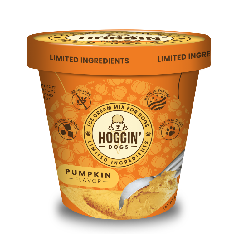 Hoggin' Dogs Ice Cream Mix - Pumpkin, Pint Size, 4.65 oz