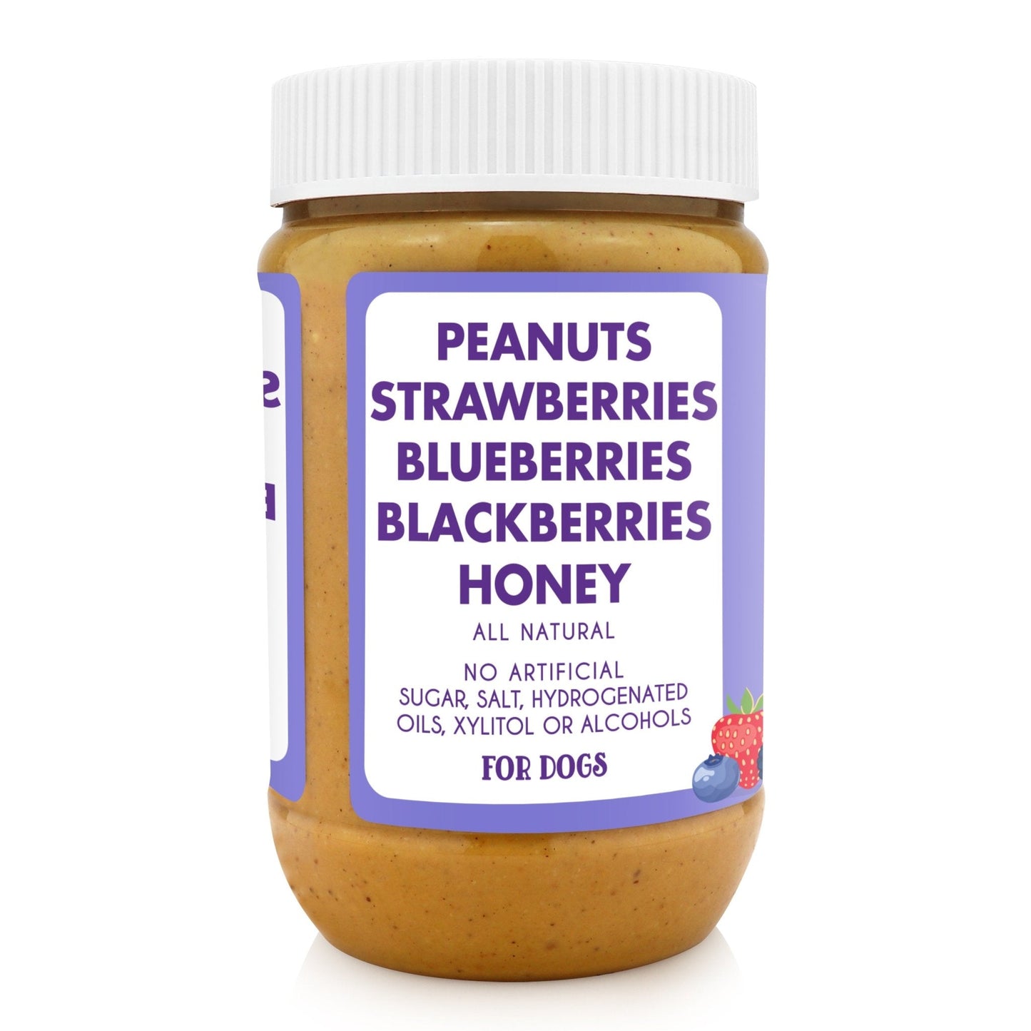 Superberry Snoot BUDDY BUDDER - 100% natural Dog Peanut Butter, Made in USA 17oz