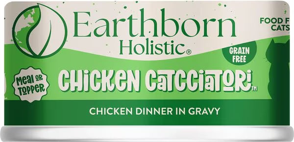 Earthborn Grain Free All Life Stages  Chicken Catcciatori Wet Cat Can